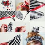 Beautiful DIY fleece or drape headband
