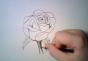 Ինչպես նկարել վարդերի փունջ ծաղկամանի մեջ մատիտով