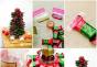 DIY-kerstboomideeën gemaakt van snoepjes